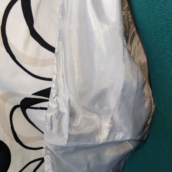 SANDRO Designer Abstract Circle Print Blazer W/ 3 Buttons No Belt Sz L - Picture 5 of 9